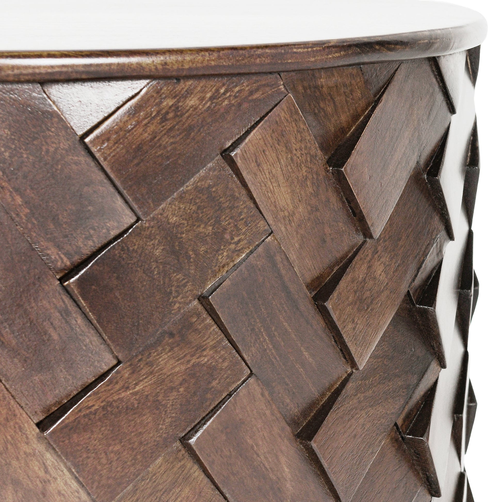 Kona Brown Mango Wood Accent & End Table Shira End Table Collection