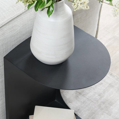 Black Metal Accent & End Table Cote Accent Table Collection