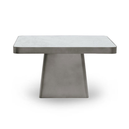 White/Slate Gray Marble Coffee Table Far Coffee Table Collection