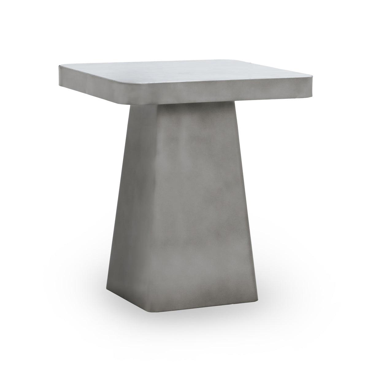 White/Slate Gray Marble Accent & End Table Far End Table Collection