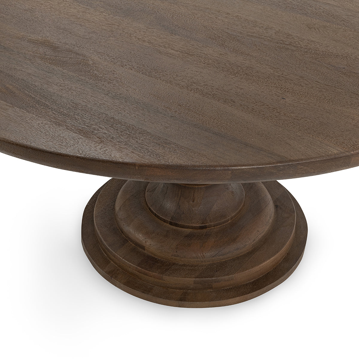 Pecan Brown Mango Wood Dining Table Hera Dining Table Collection