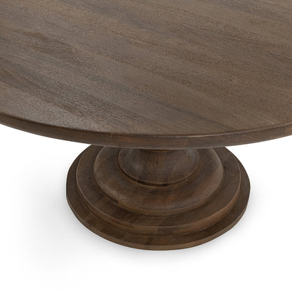 Pecan Brown Mango Wood Dining Table Hera Dining Table Collection