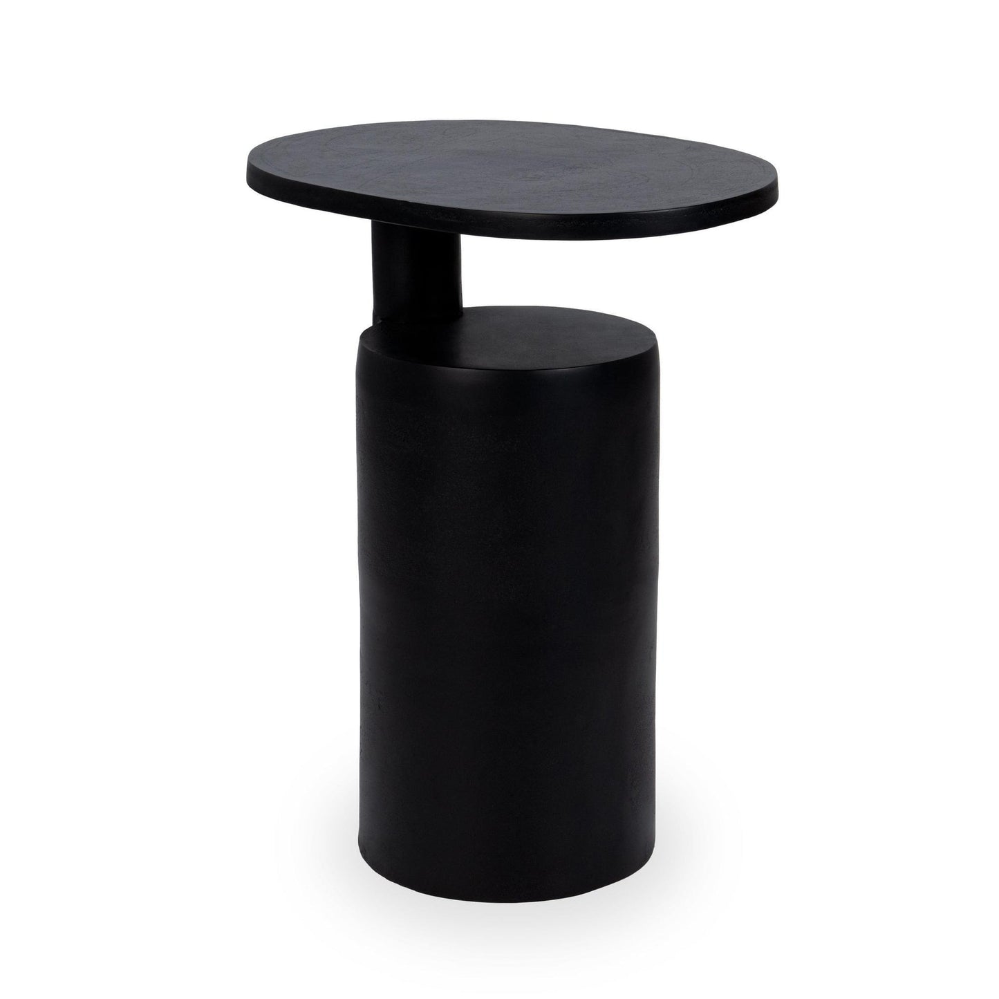 Black Cast Aluminum Accent & End Table Decklyn Accent Table Collection