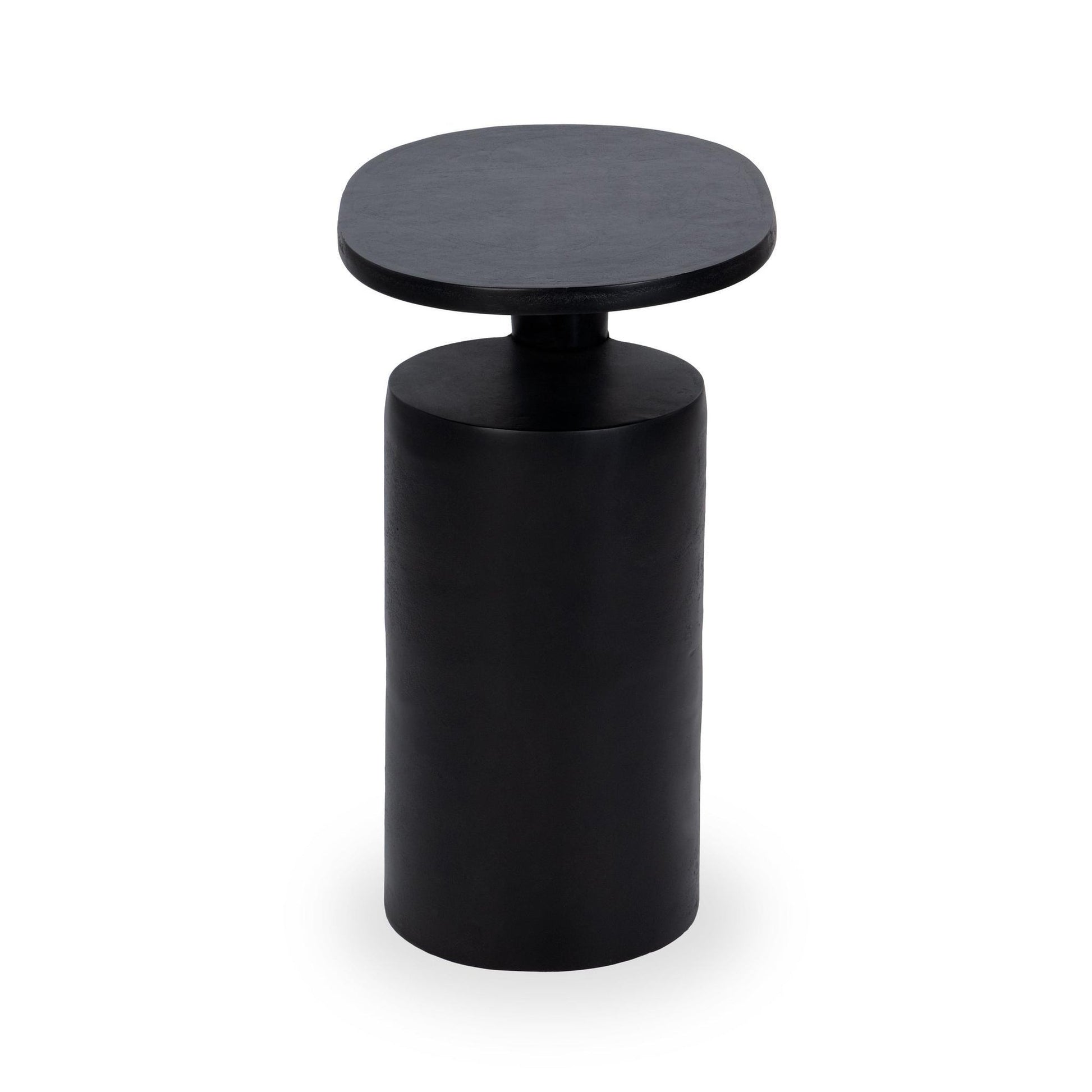 Black Cast Aluminum Accent & End Table Decklyn Accent Table Collection