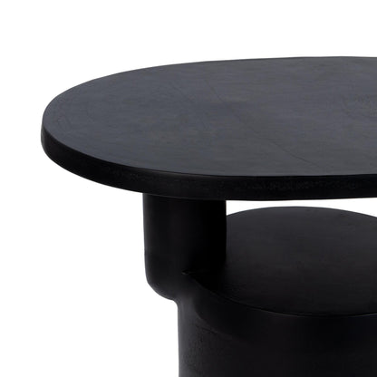 Black Cast Aluminum Accent & End Table Decklyn Accent Table Collection