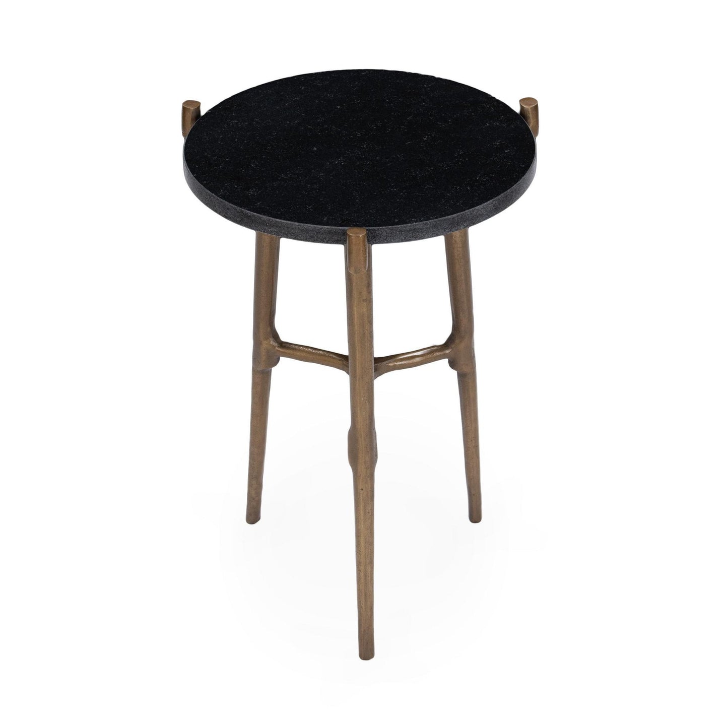 Black Marble Accent & End Table Halley Accent Table Collection
