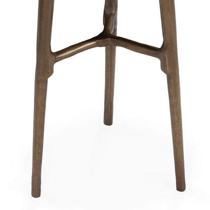 White Marble Accent & End Table Halley Accent Table Collection