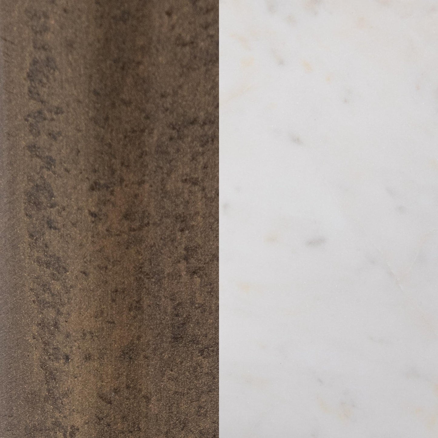 White Marble Accent & End Table Halley Accent Table Collection
