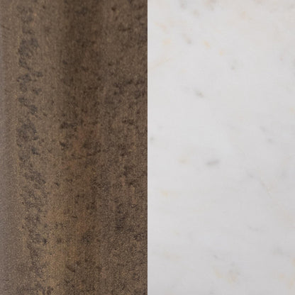 White Marble Accent & End Table Halley Accent Table Collection