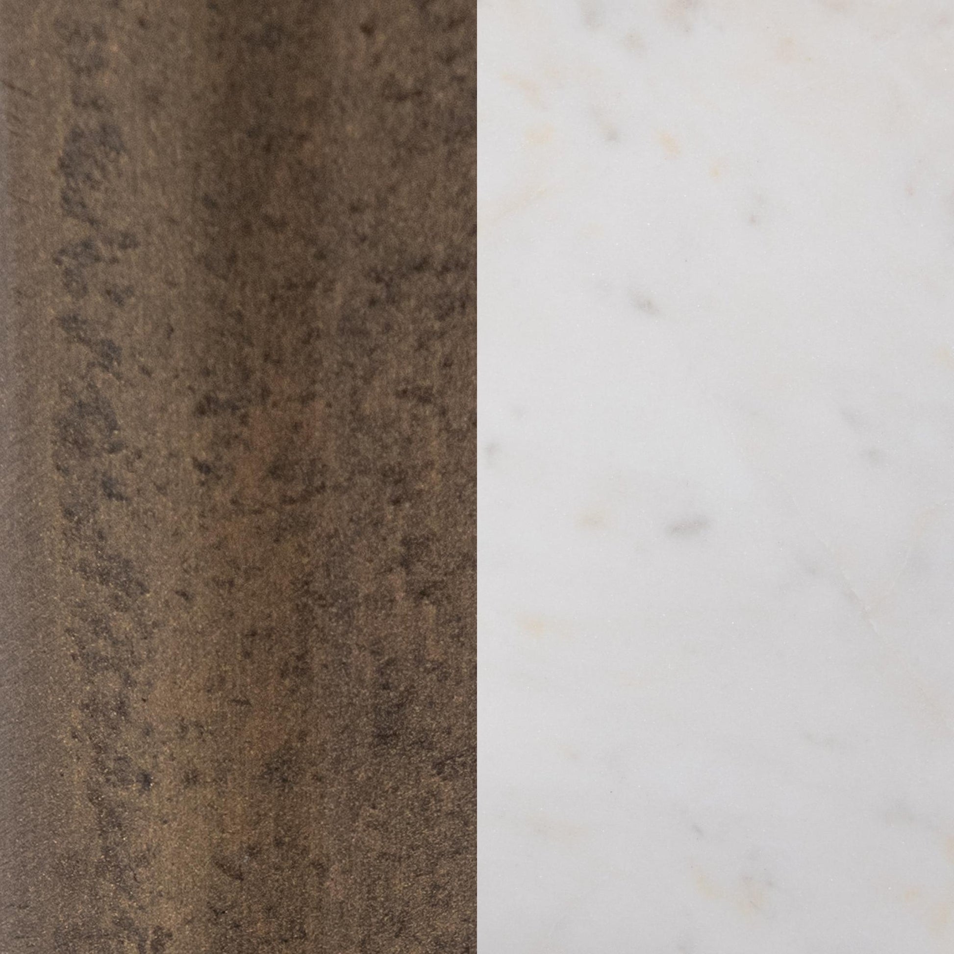 White Marble Accent & End Table Halley Accent Table Collection