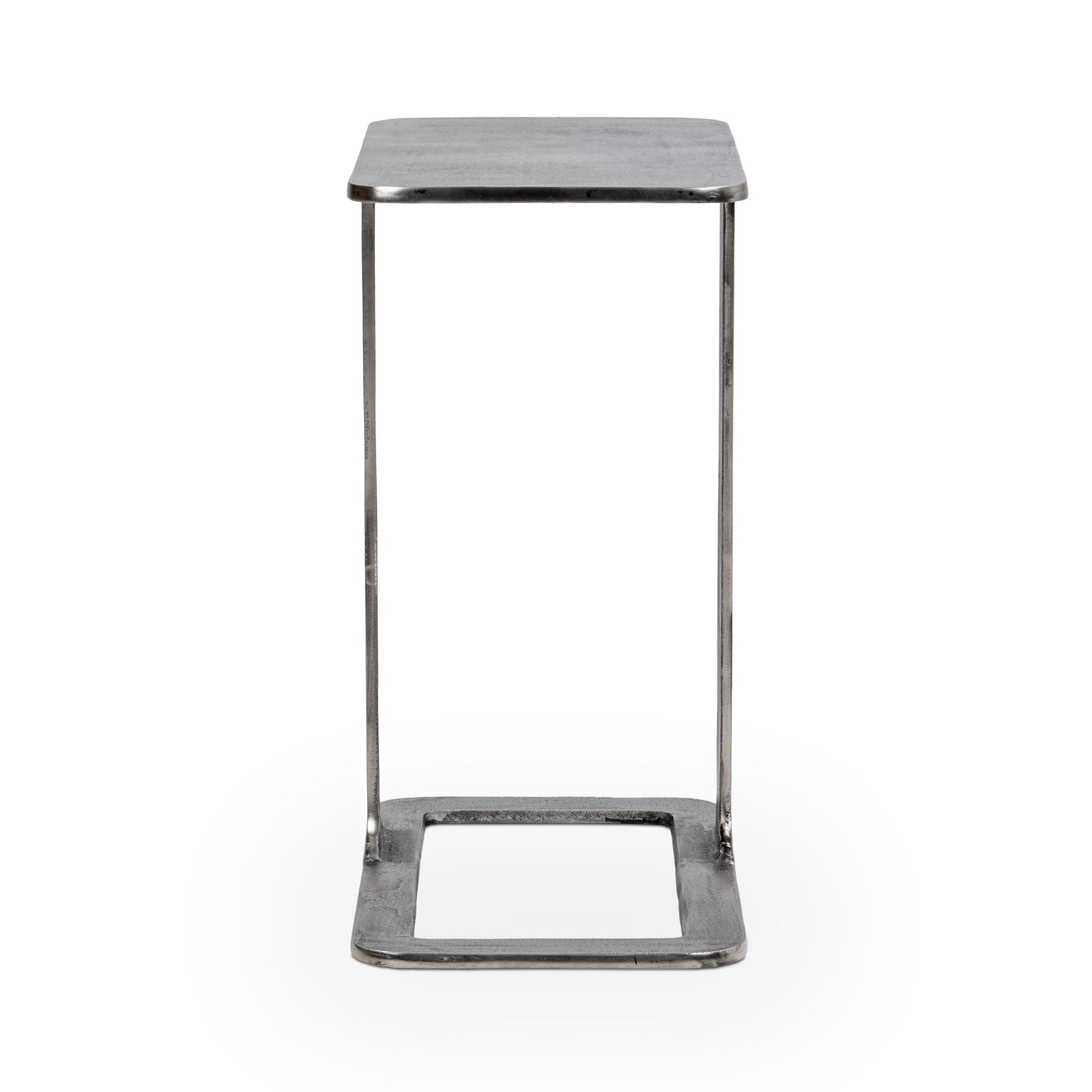 Antique Nickle Cast Aluminum Accent & End Table Geanna Accent Table Collection