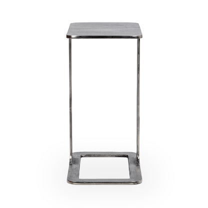 Antique Nickle Cast Aluminum Accent & End Table Geanna Accent Table Collection