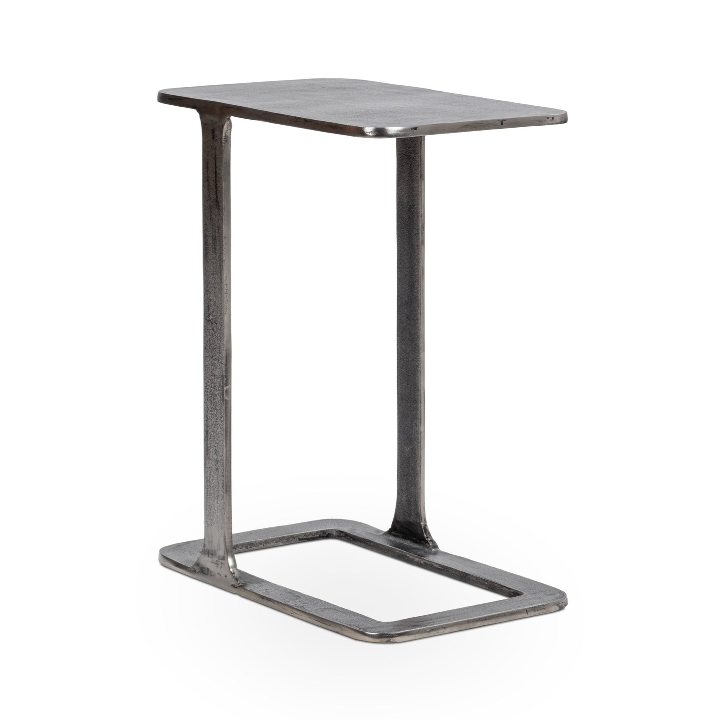 Antique Nickle Cast Aluminum Accent & End Table Geanna Accent Table Collection