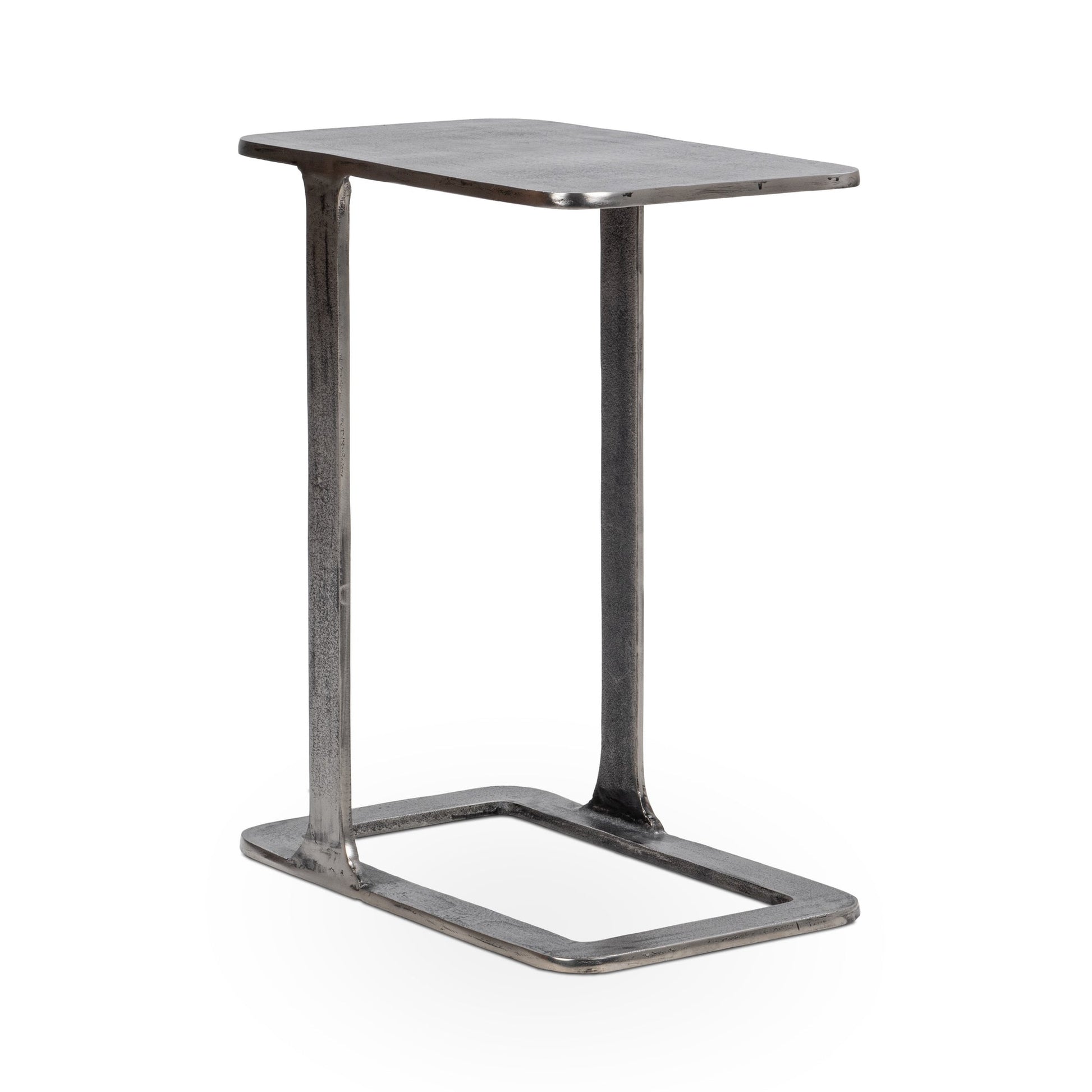 Antique Nickle Cast Aluminum Accent & End Table Geanna Accent Table Collection
