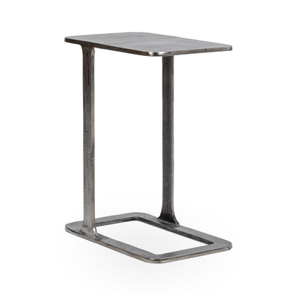 Antique Nickle Cast Aluminum Accent & End Table Geanna Accent Table Collection
