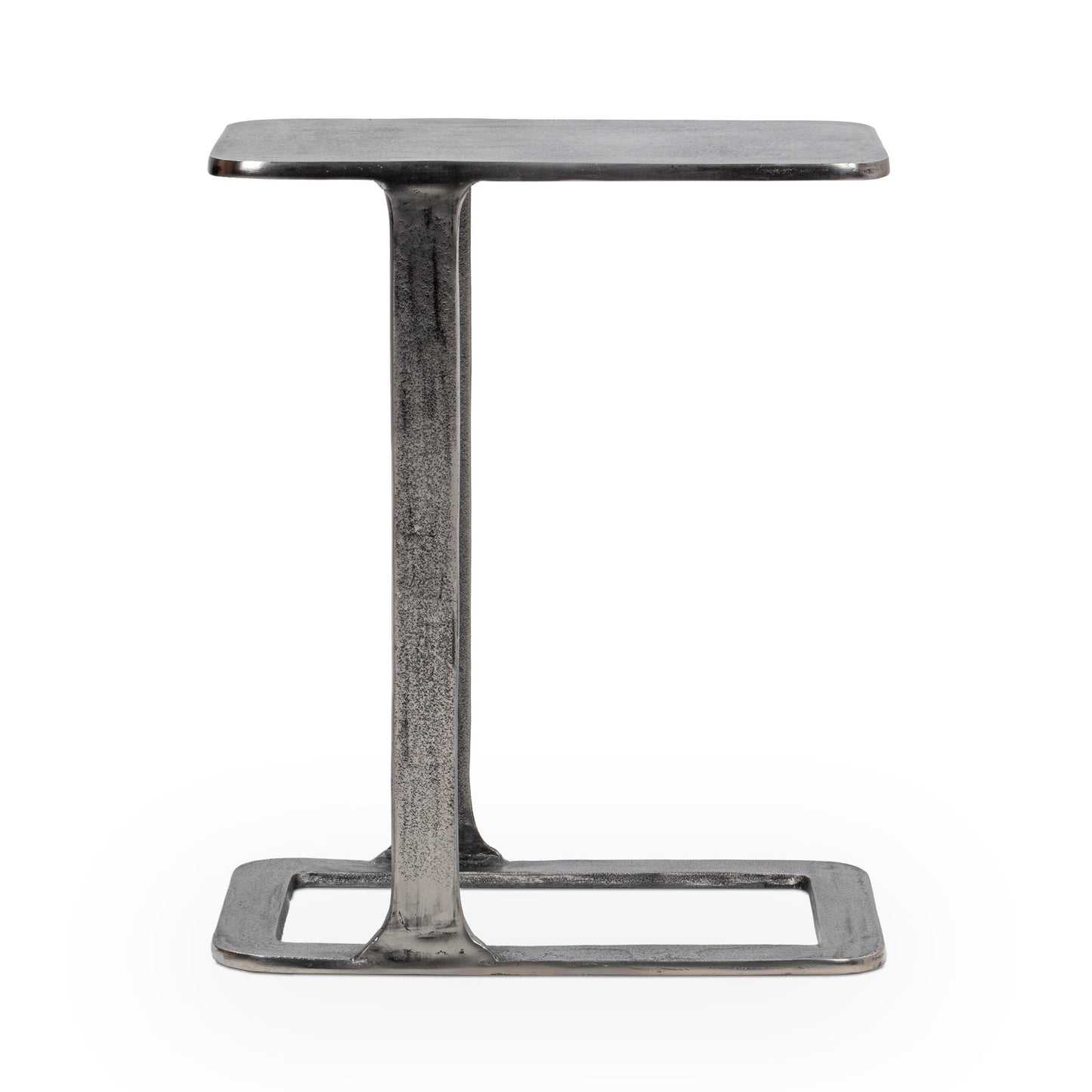 Antique Nickle Cast Aluminum Accent & End Table Geanna Accent Table Collection