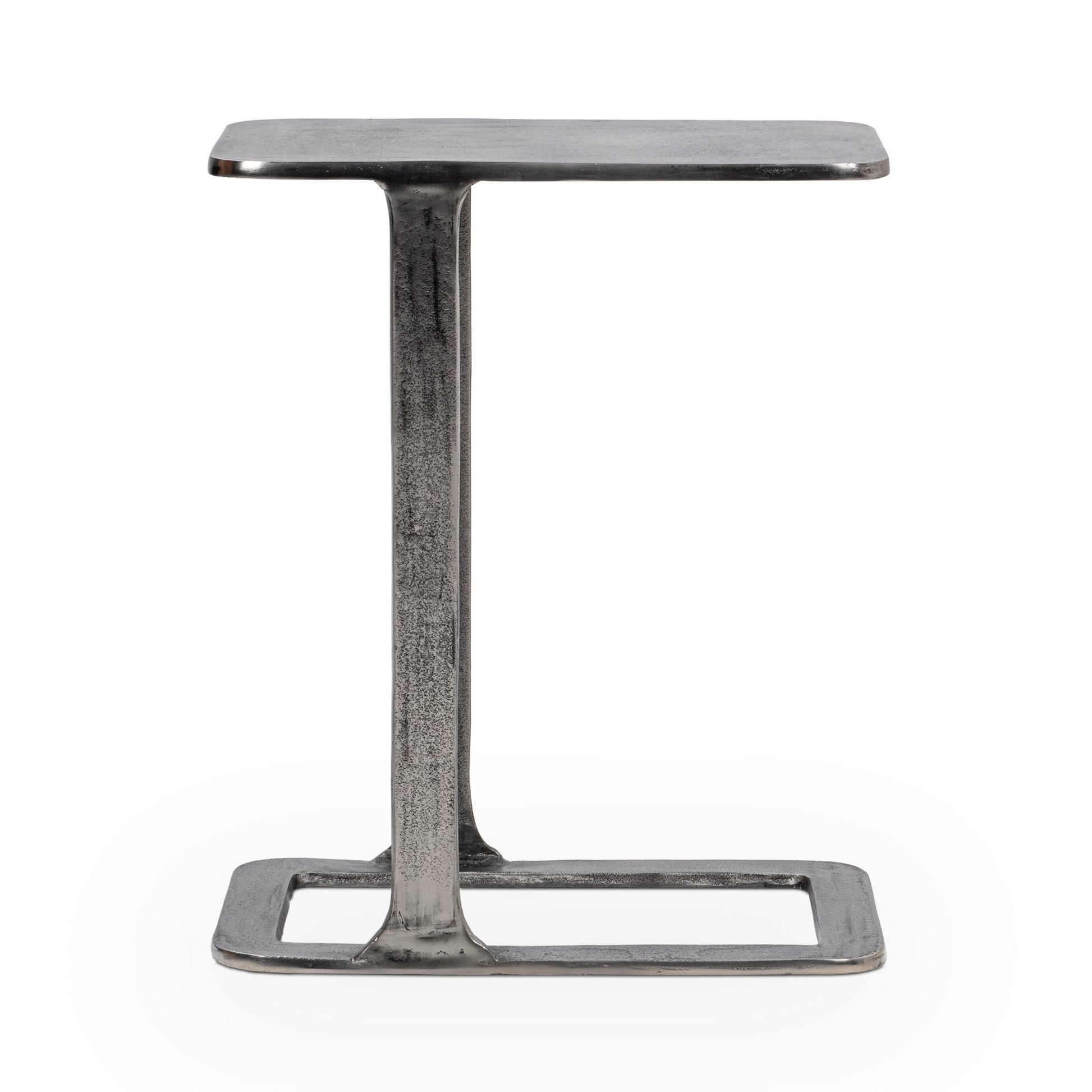 Antique Nickle Cast Aluminum Accent & End Table Geanna Accent Table Collection