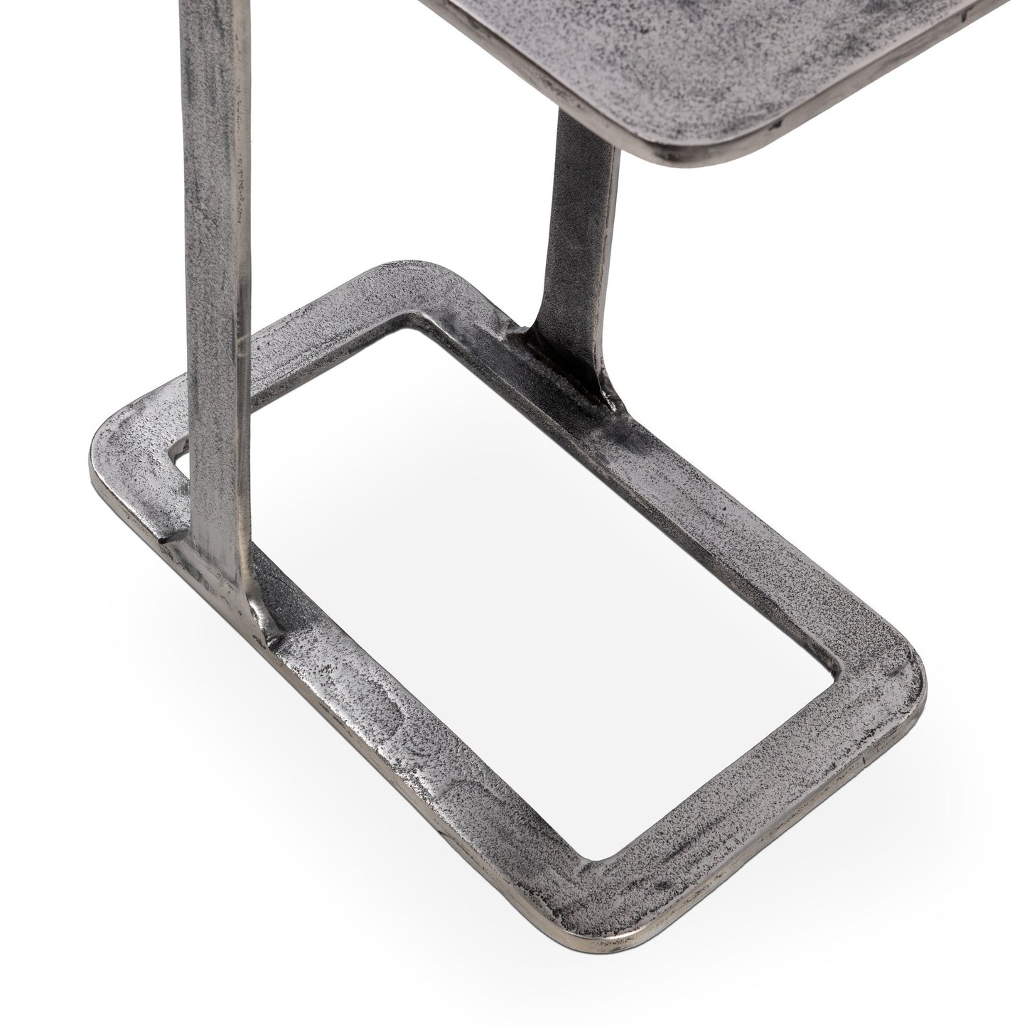 Antique Nickle Cast Aluminum Accent & End Table Geanna Accent Table Collection
