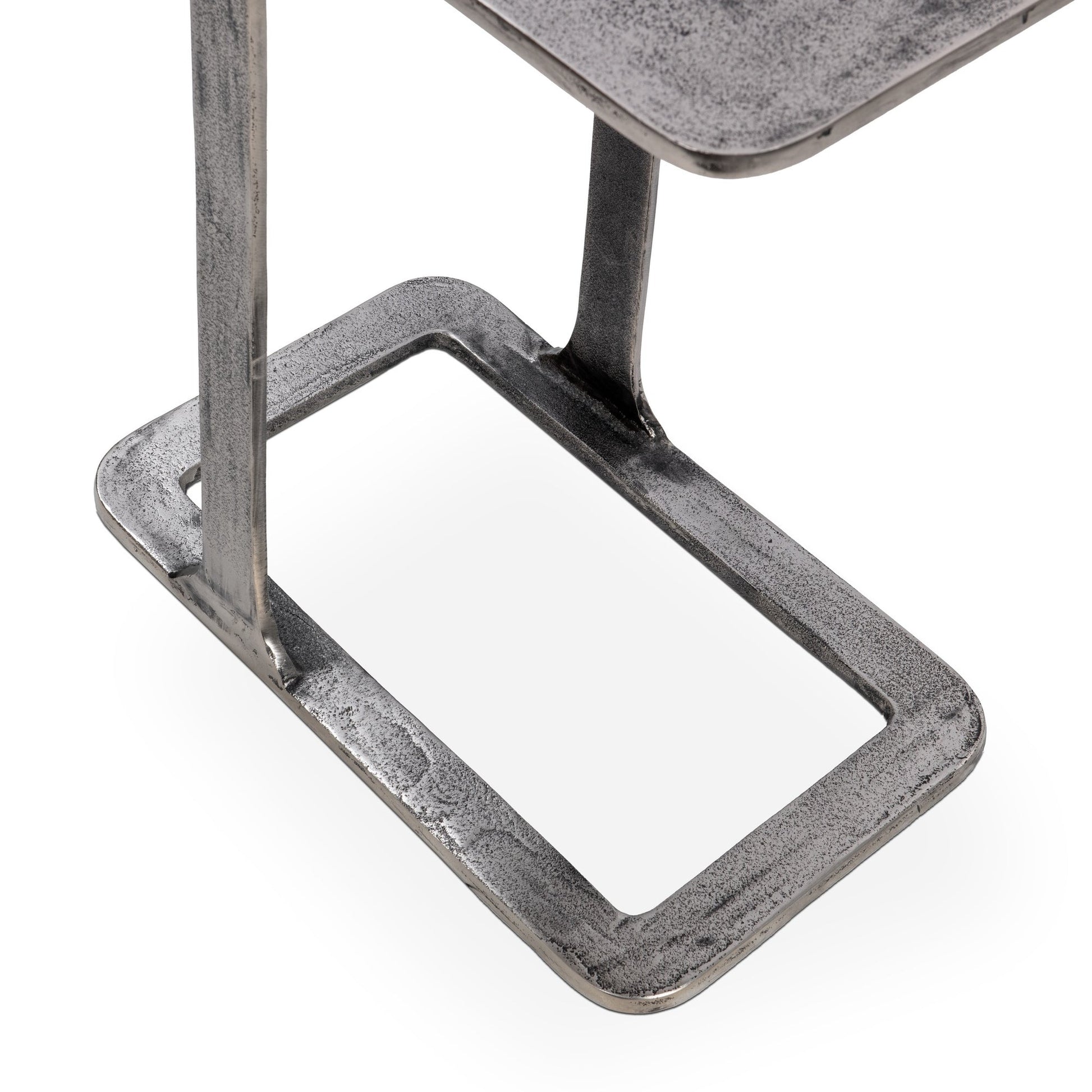 Antique Nickle Cast Aluminum Accent & End Table Geanna Accent Table Collection