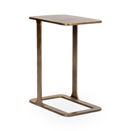 Antique Brass Cast Aluminum Accent & End Table Geanna Accent Table Collection
