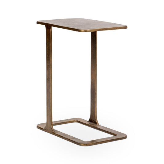 Antique Brass Cast Aluminum Accent & End Table Geanna Accent Table Collection