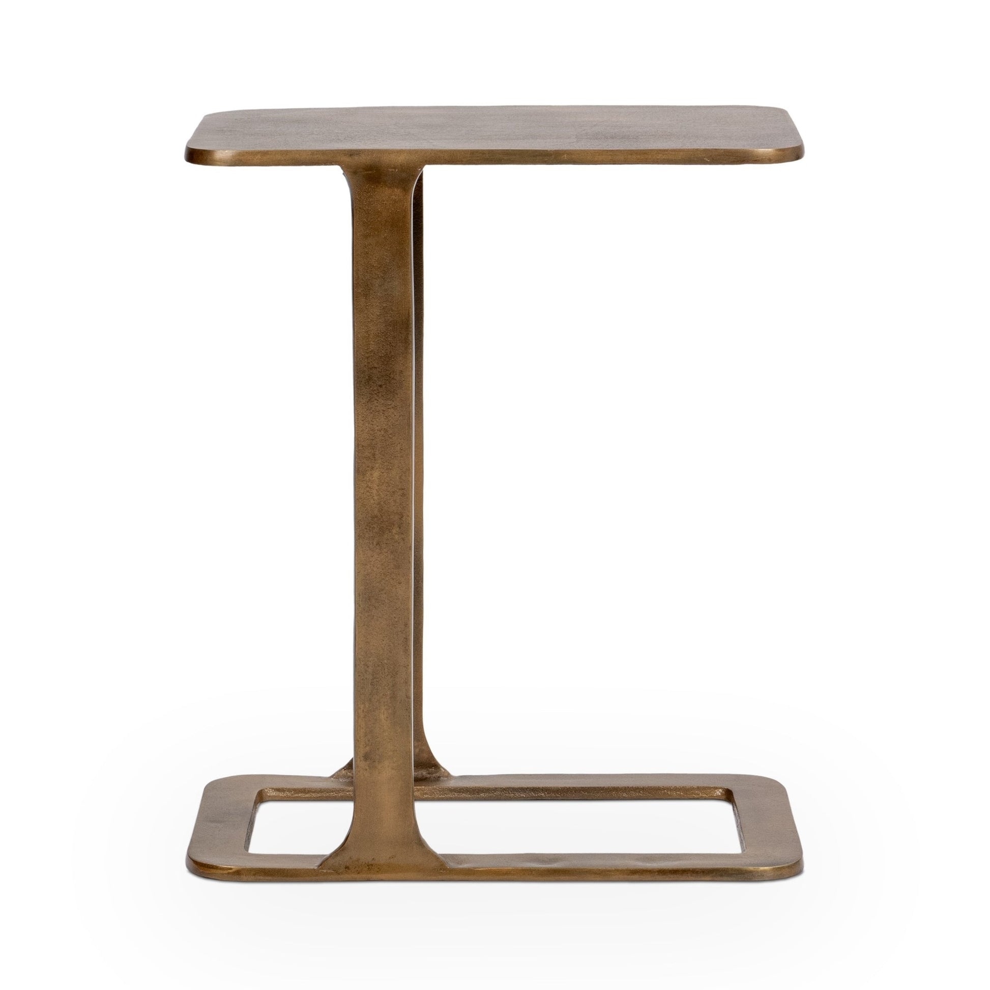 Antique Brass Cast Aluminum Accent & End Table Geanna Accent Table Collection