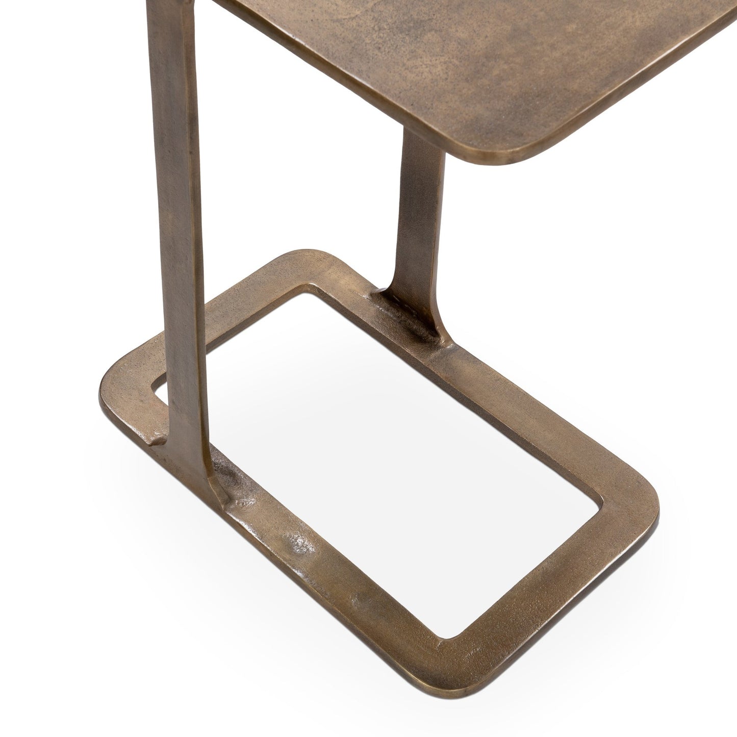 Antique Brass Cast Aluminum Accent & End Table Geanna Accent Table Collection