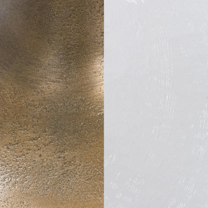 Brass Cast Glass Accent & End Table Fabiana Accent Table Collection