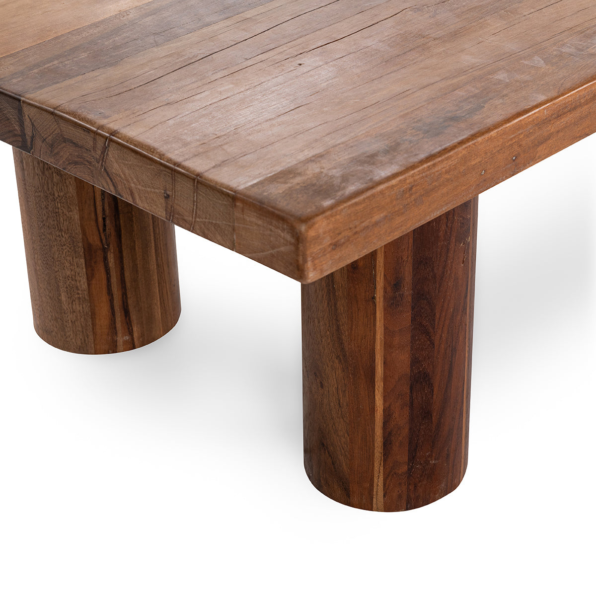 Burnt Umber Reclaimed Wood Coffee Table Alto Coffee Table Collection