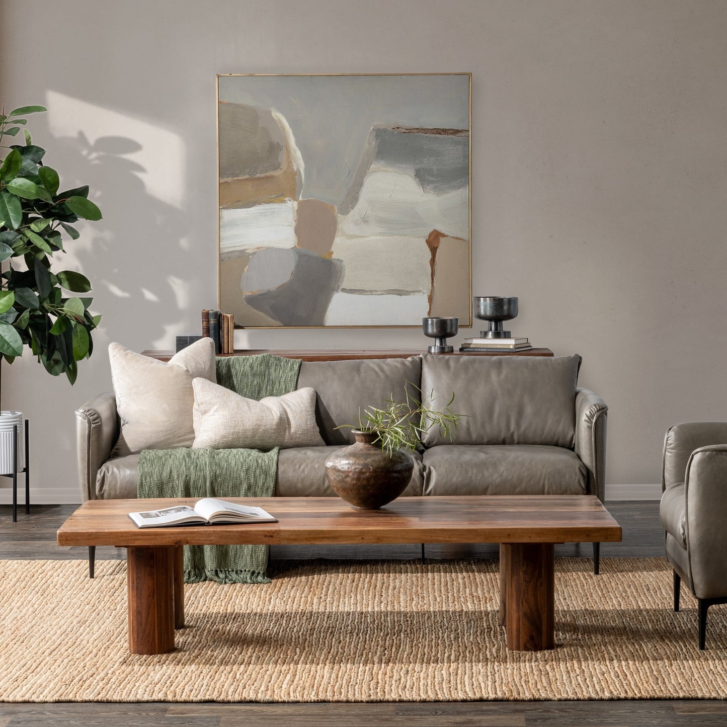 Burnt Umber Reclaimed Wood Coffee Table Alto Coffee Table Collection