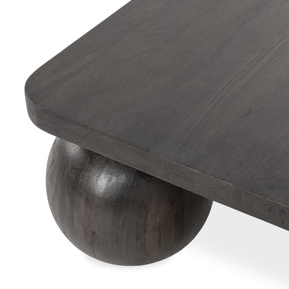 Charcoal Mango Wood Coffee Table Delyla Coffee Table Collection
