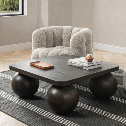 Charcoal Mango Wood Coffee Table Delyla Coffee Table Collection