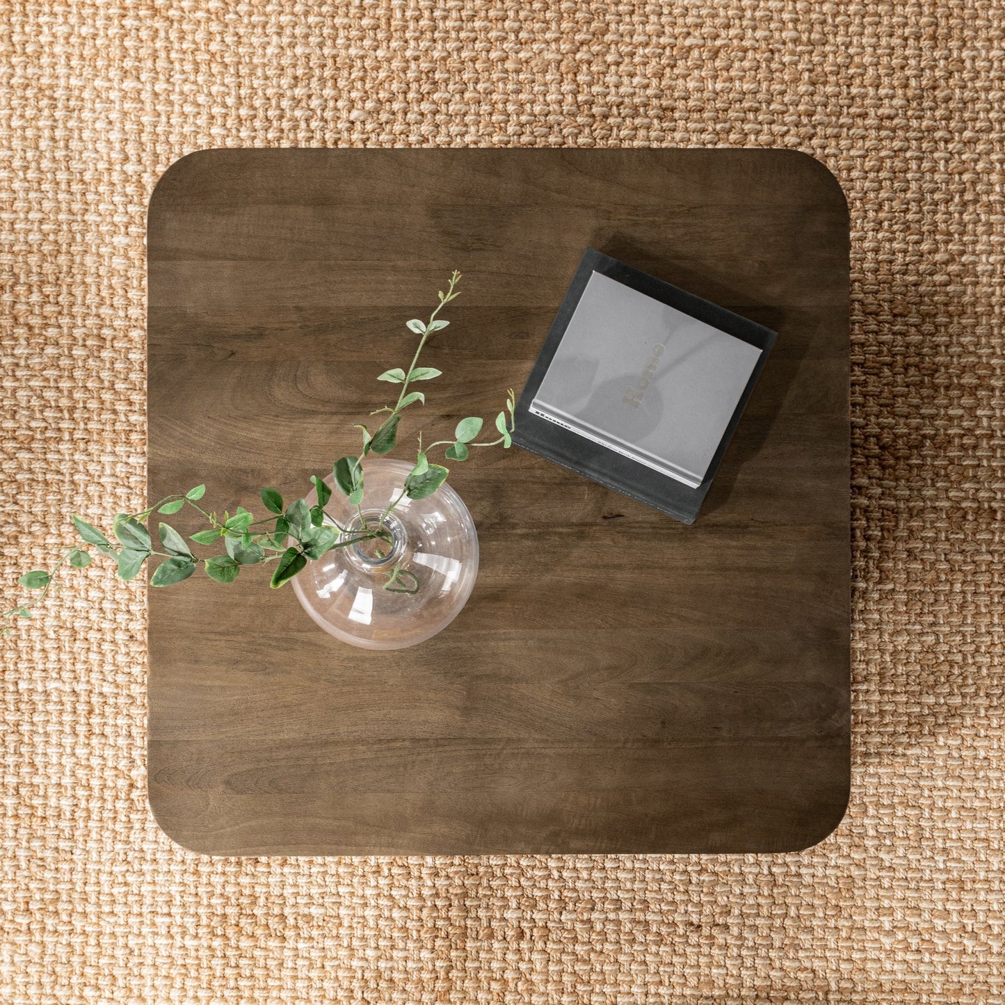 Pecan Brown Mango Wood Coffee Table Delyla Coffee Table Collection