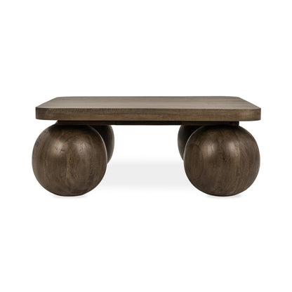 Pecan Brown Mango Wood Coffee Table Delyla Coffee Table Collection