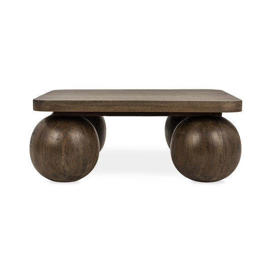 Pecan Brown Mango Wood Coffee Table Delyla Coffee Table Collection