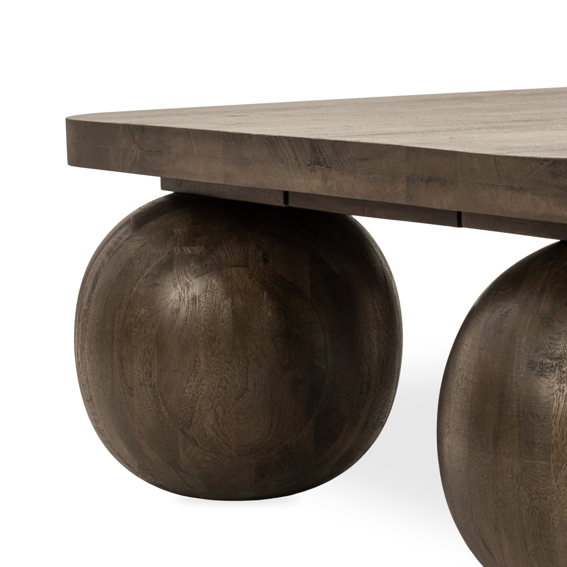 Pecan Brown Mango Wood Coffee Table Delyla Coffee Table Collection