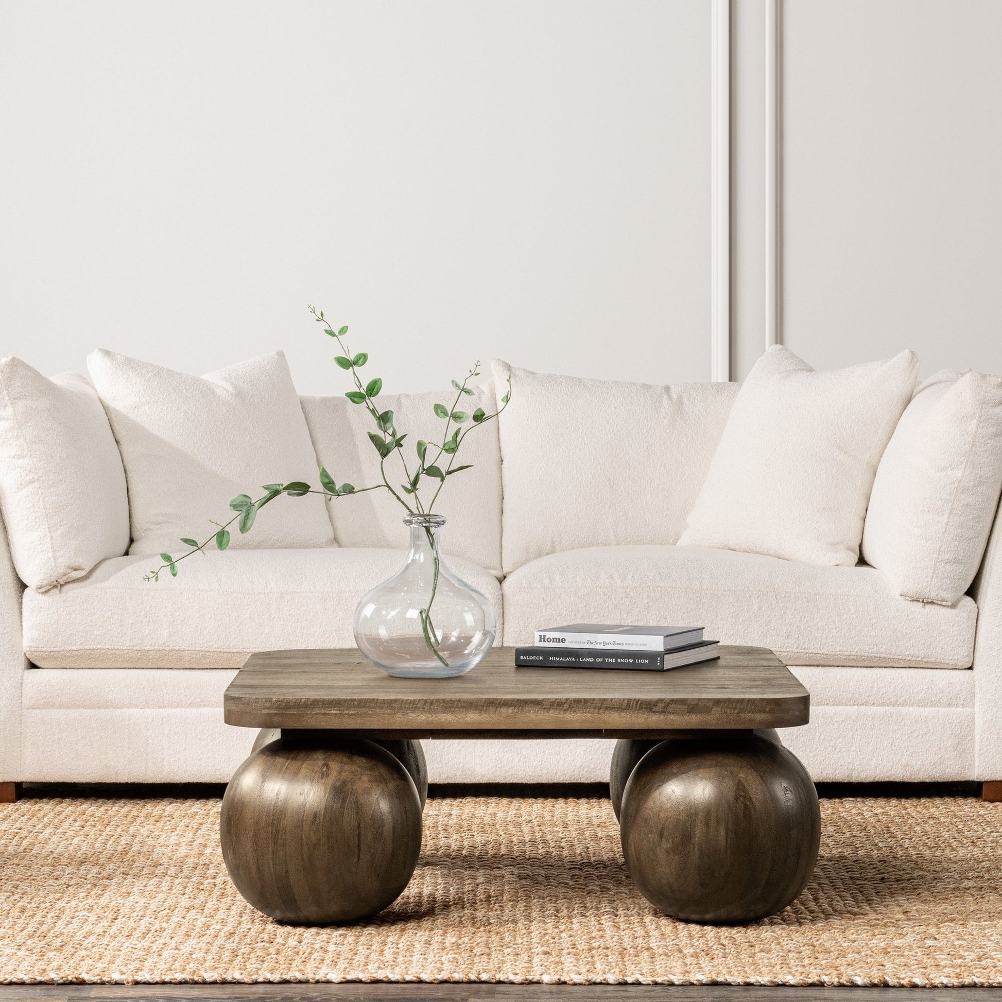 Pecan Brown Mango Wood Coffee Table Delyla Coffee Table Collection