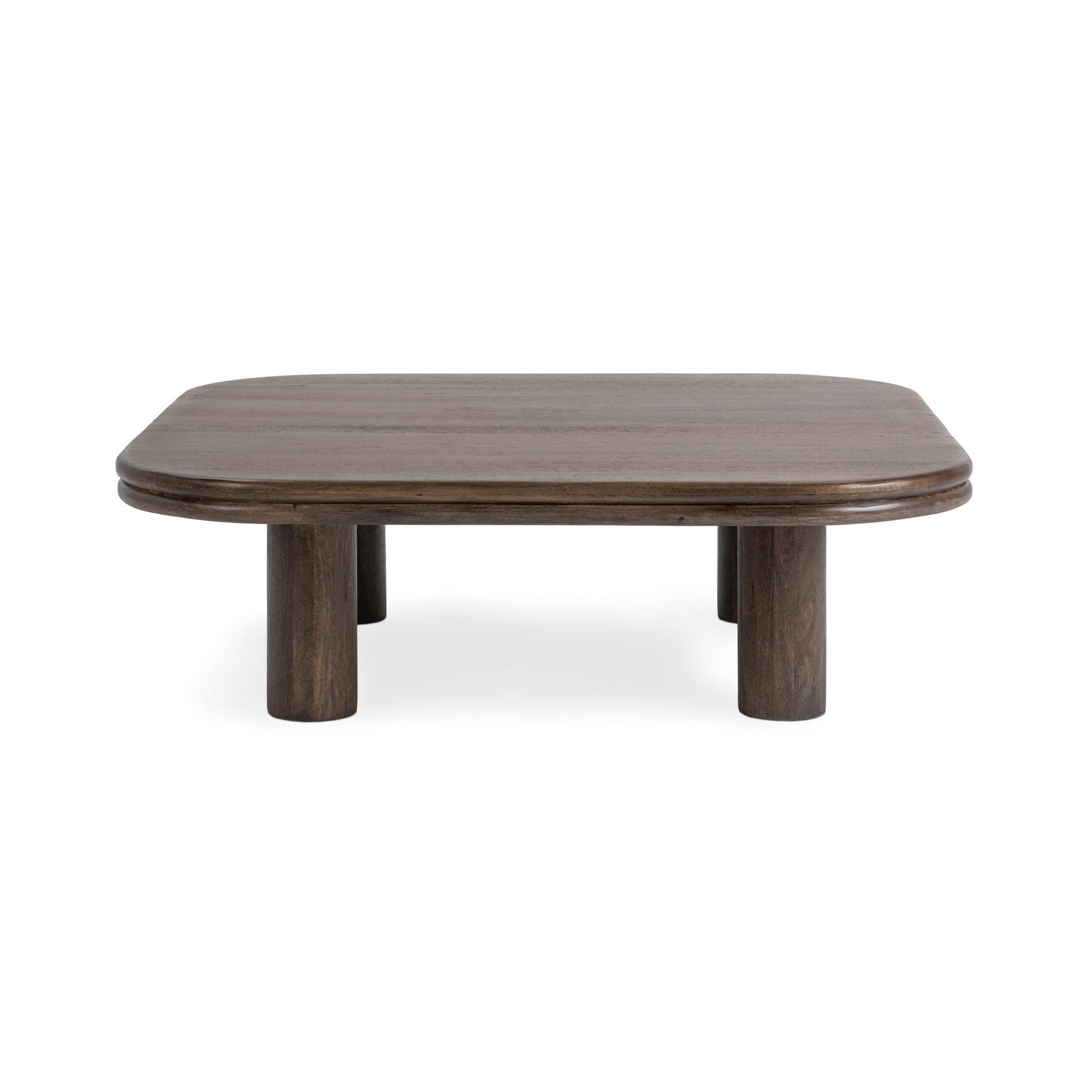 Cocoa Brown Mango Wood Coffee Table Miranda Coffee Table Collection