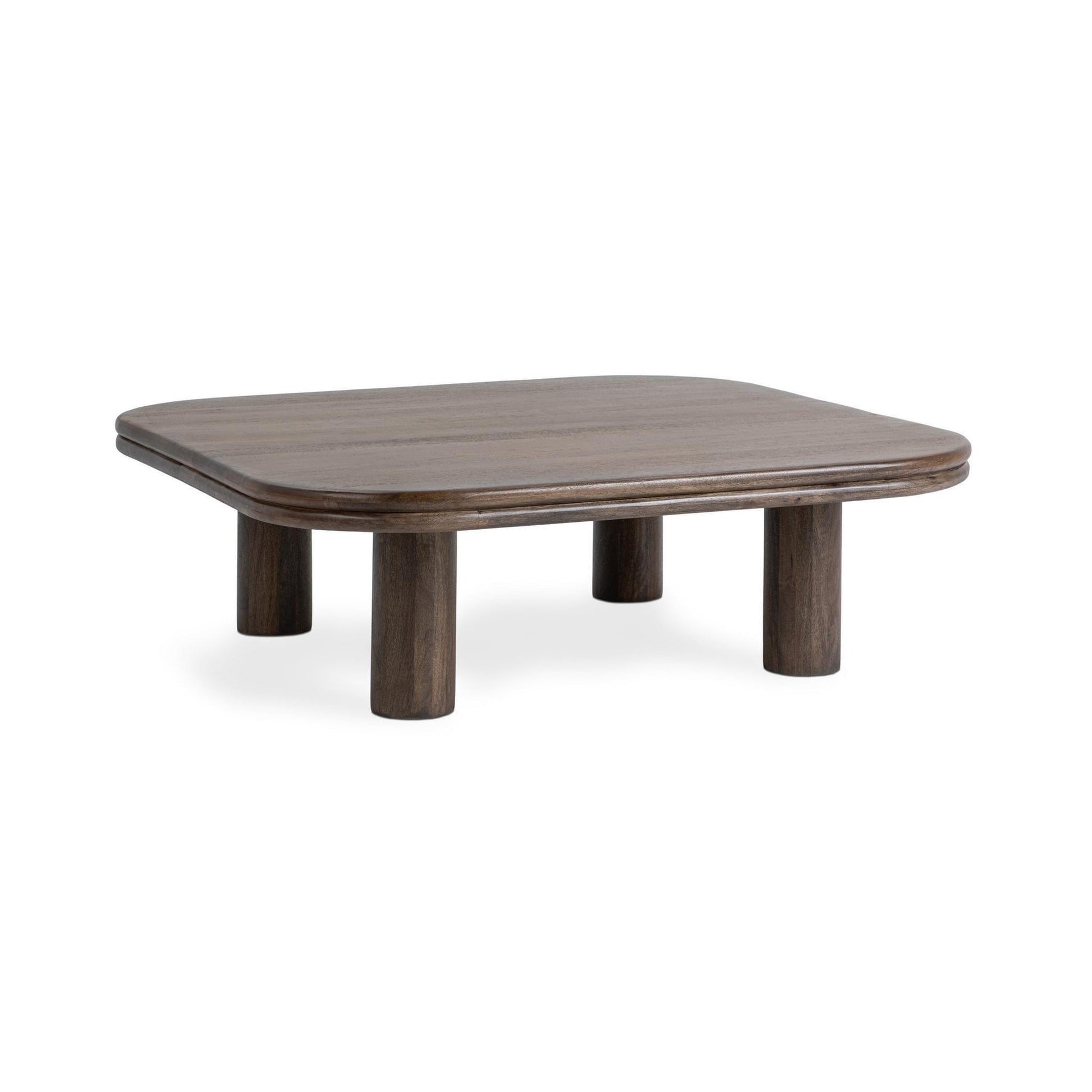 Cocoa Brown Mango Wood Coffee Table Miranda Coffee Table Collection
