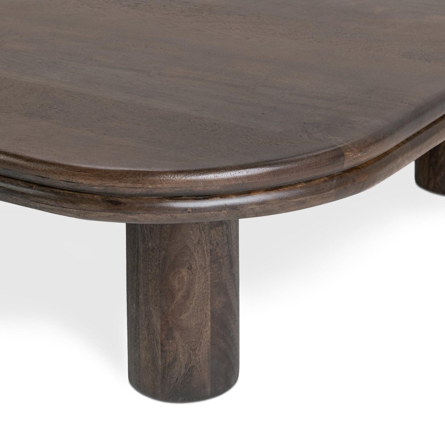 Cocoa Brown Mango Wood Coffee Table Miranda Coffee Table Collection