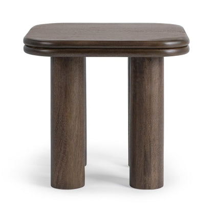Cocoa Brown Mango Wood Accent & End Table Miranda End Table Collection
