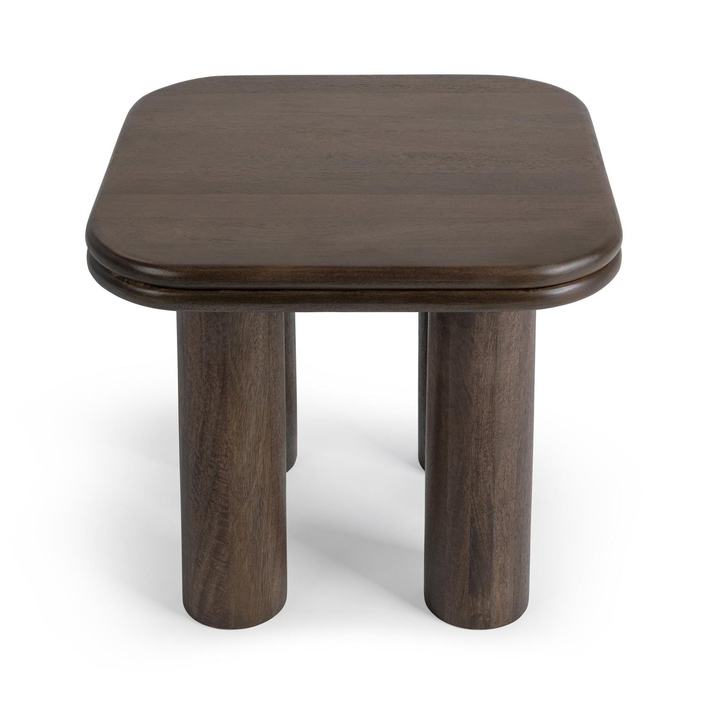 Cocoa Brown Mango Wood Accent & End Table Miranda End Table Collection