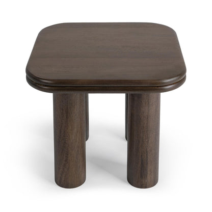 Cocoa Brown Mango Wood Accent & End Table Miranda End Table Collection