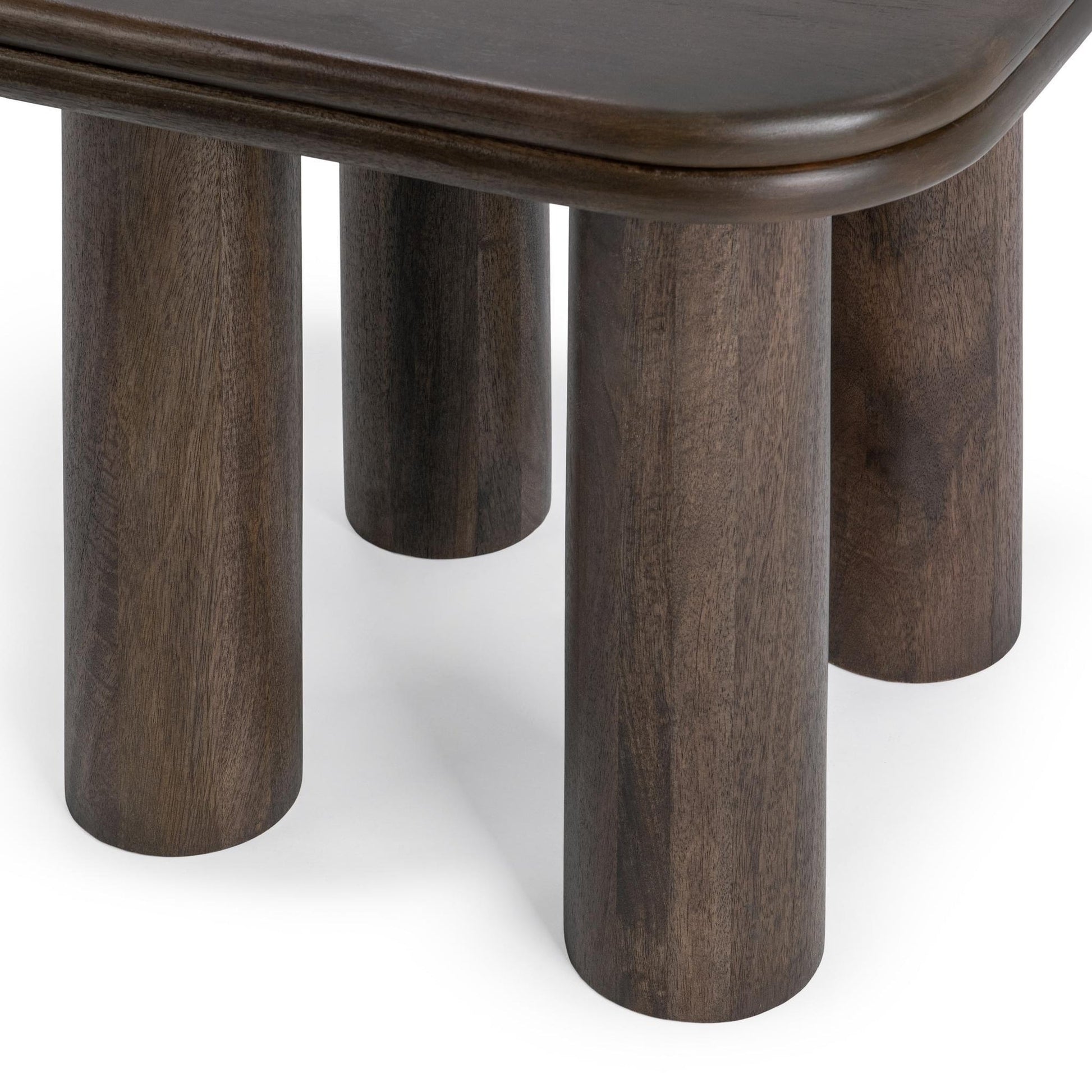 Cocoa Brown Mango Wood Accent & End Table Miranda End Table Collection