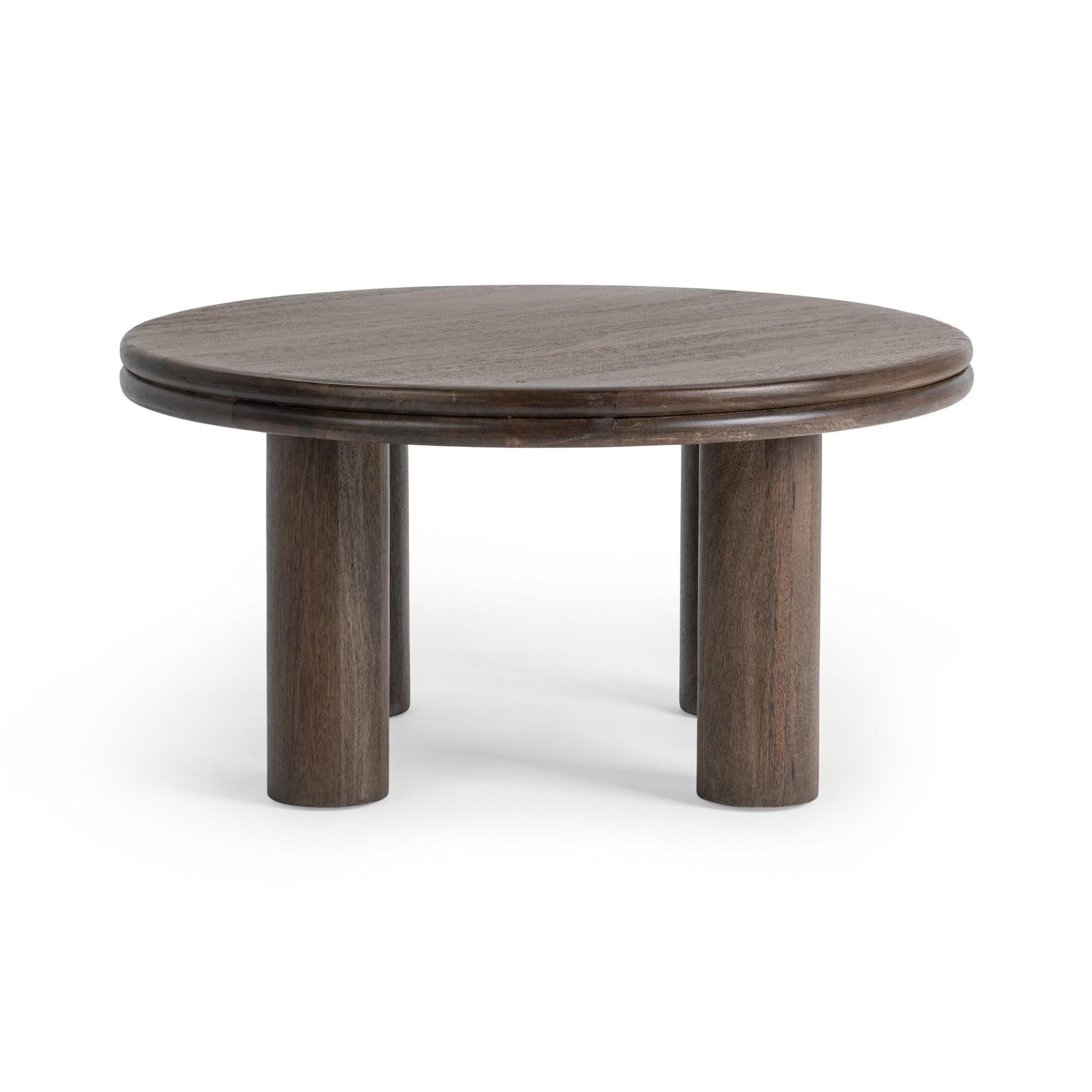 Cocoa Brown Mango Wood Coffee Table Miranda Coffee Table Collection