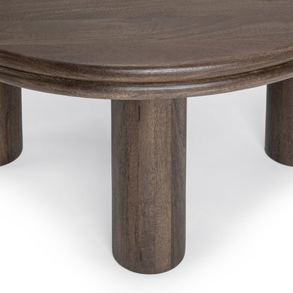 Cocoa Brown Mango Wood Coffee Table Miranda Coffee Table Collection