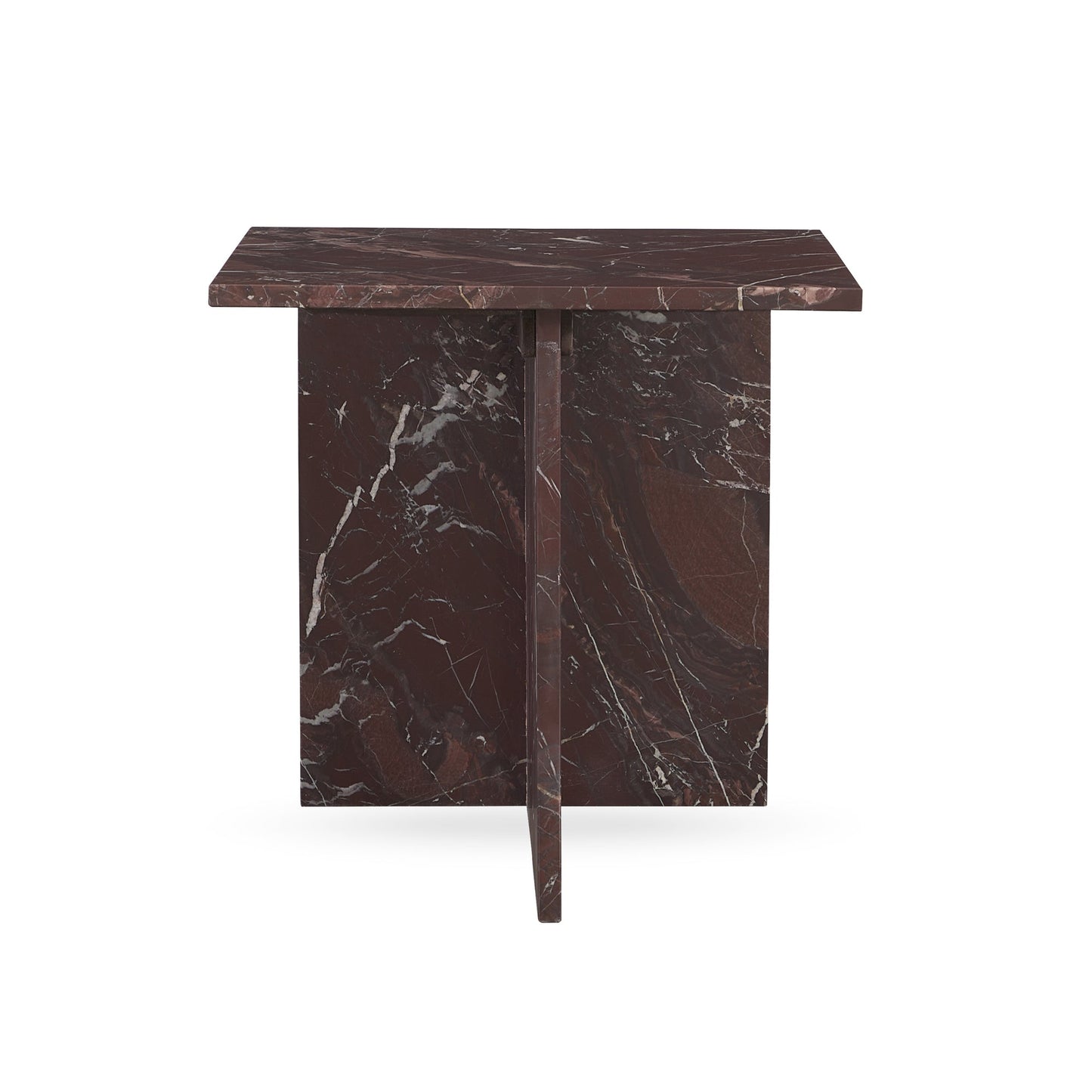 Merlot Marble Accent & End Table Bexly End Table Collection