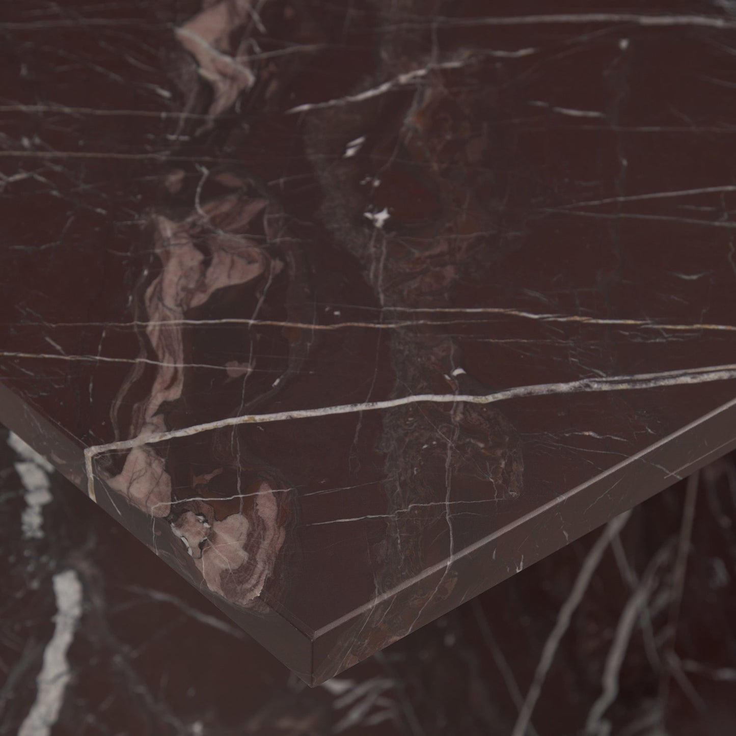 Merlot Marble Accent & End Table Bexly End Table Collection