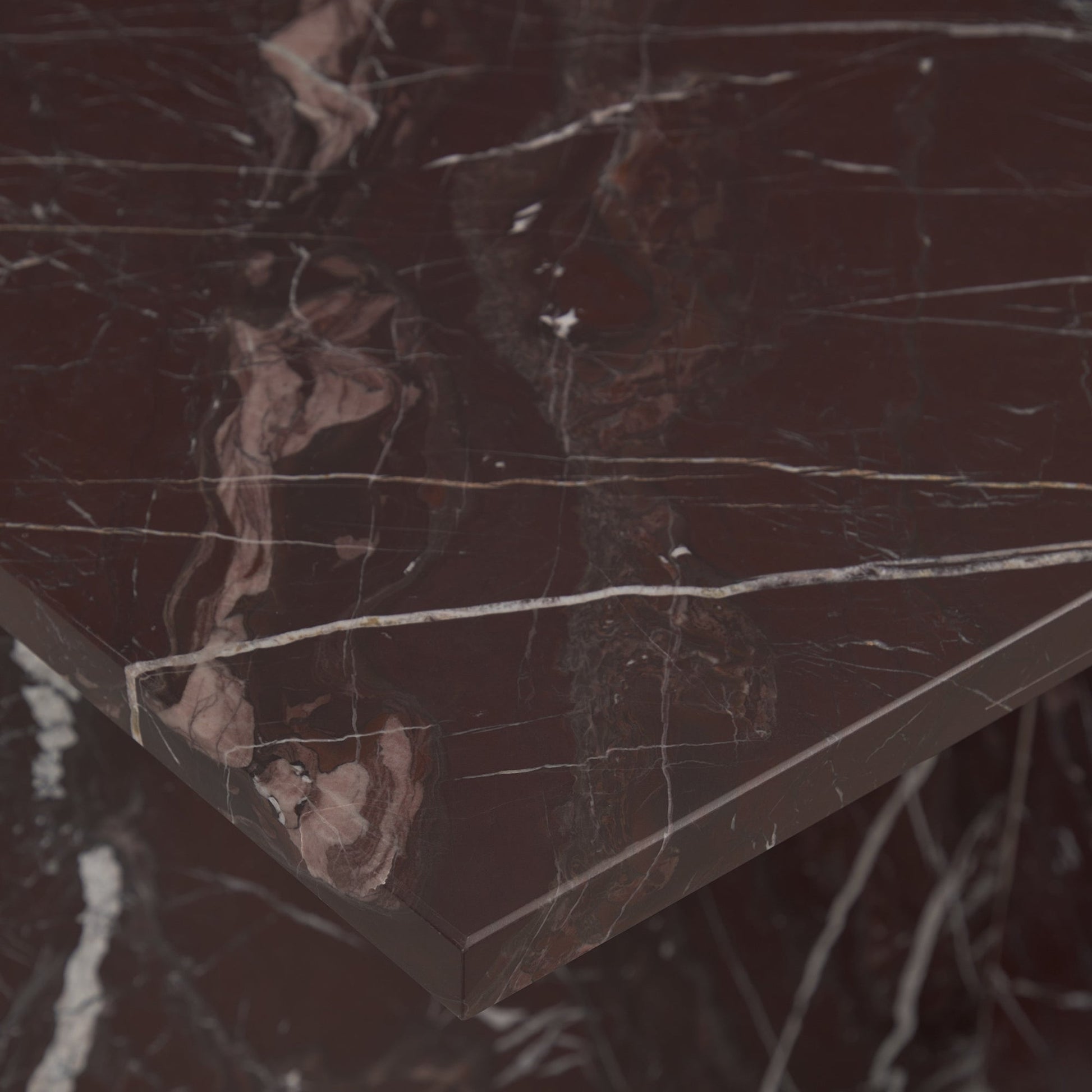 Merlot Marble Accent & End Table Bexly End Table Collection