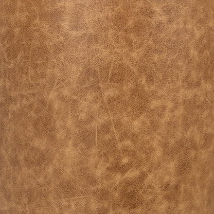 Sedona Brown Top Grain Leather Accent & End Table Andra Accent Table Collection